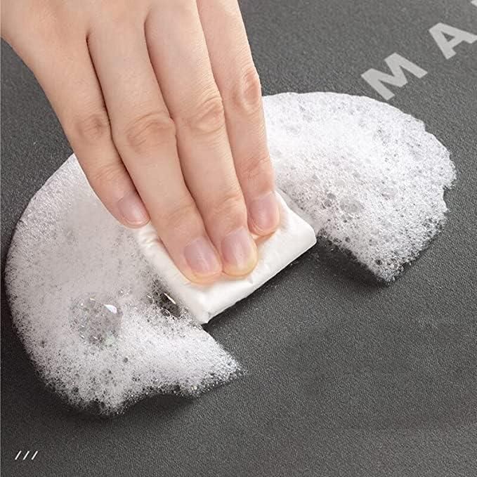 2 Pcs Kitchen Mats - Waterproof Memory Foam Standing Desk Floor Mat Non Slip Kitchen Rugs, Comfort Runner Rug Floor Mat Carpets for Kitchen Home Office, Sink & Laundry