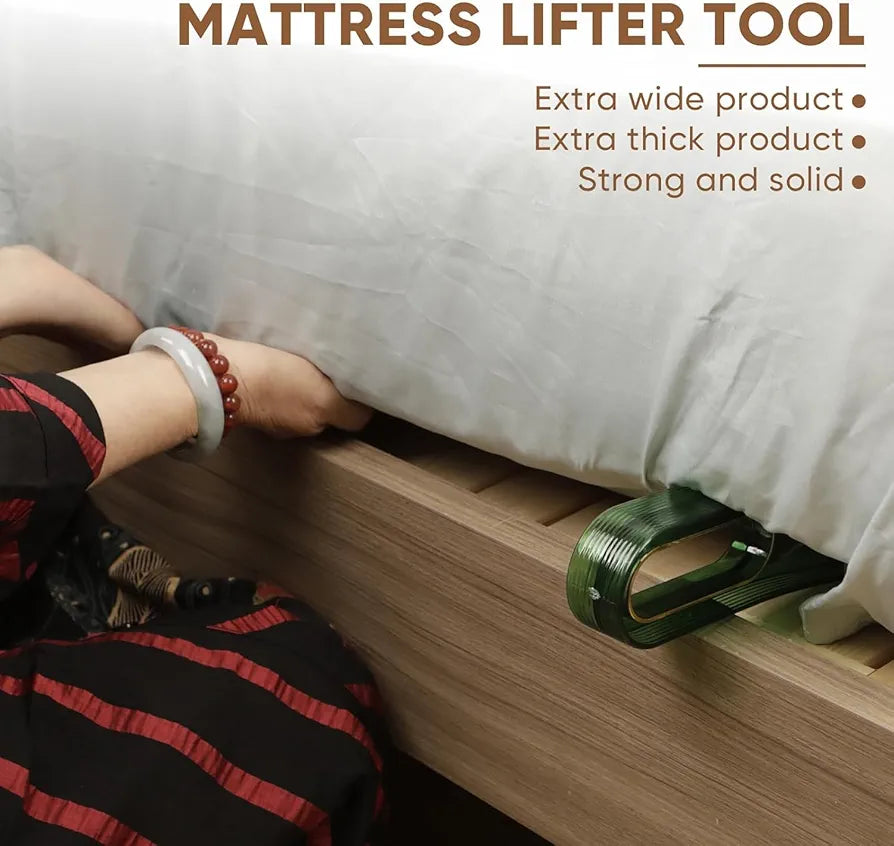 2 in 1 Bed Maker Kit Tool Mattress Lifter and Bed Sheet Tucker Tool Bed Lifter Tool Tuck Sheets or Bed Skirts(1 Pack)