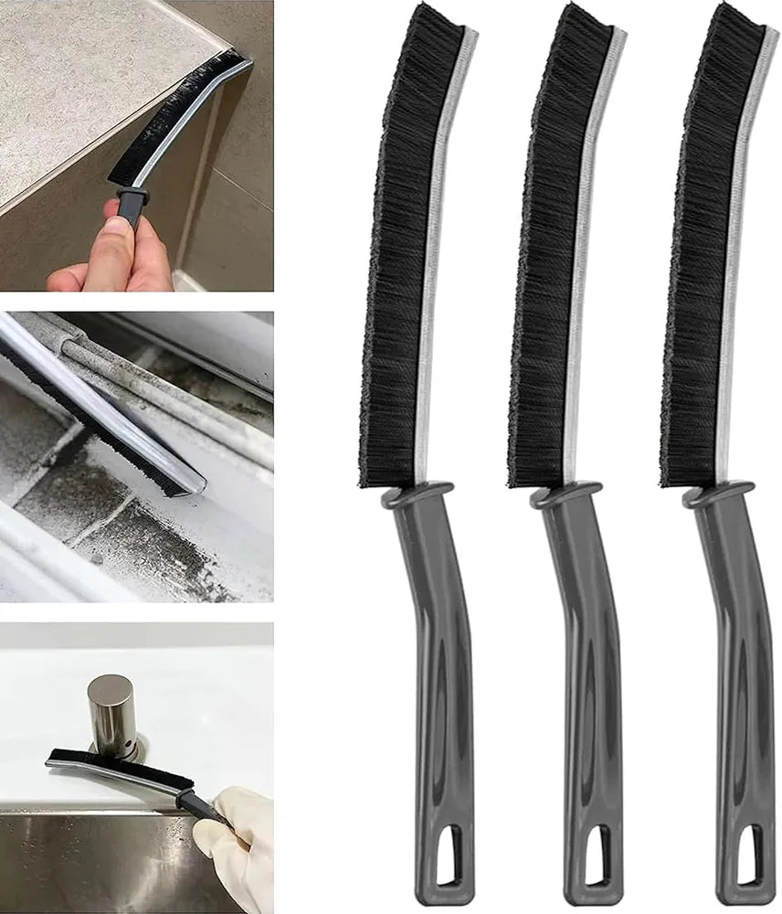 Gap Cleaning Brush, New Multifunctional Gap Brush Crevice Cleaning Brush Tool, Bathroom Gap Brush, Grout Cleaner Brush Hard Bristle Crevice Cleaning Brush