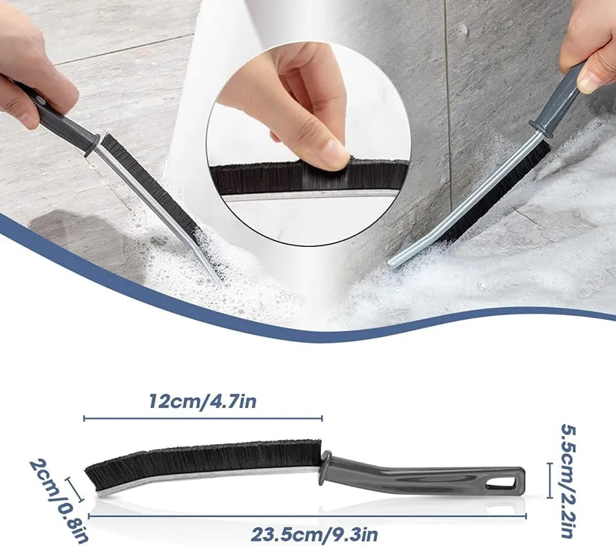 Gap Cleaning Brush, New Multifunctional Gap Brush Crevice Cleaning Brush Tool, Bathroom Gap Brush, Grout Cleaner Brush Hard Bristle Crevice Cleaning Brush