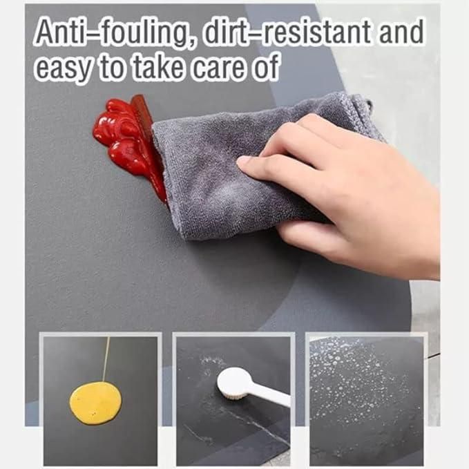 2 Pcs Kitchen Mats - Waterproof Memory Foam Standing Desk Floor Mat Non Slip Kitchen Rugs, Comfort Runner Rug Floor Mat Carpets for Kitchen Home Office, Sink & Laundry
