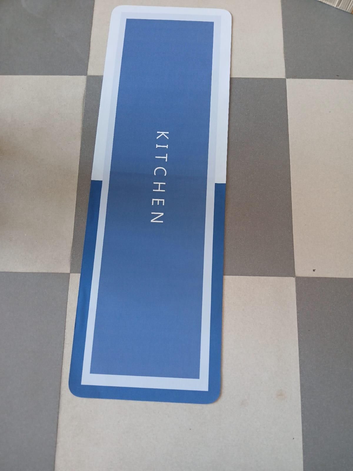 2 Pcs Kitchen Mats - Waterproof Memory Foam Standing Desk Floor Mat Non Slip Kitchen Rugs, Comfort Runner Rug Floor Mat Carpets for Kitchen Home Office, Sink & Laundry