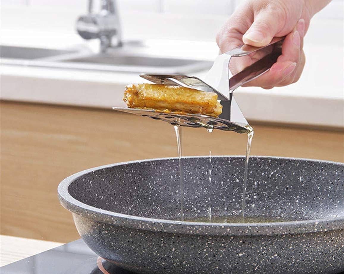 Multifunction Cooking Serving Turner Frying Food Tong. Stainless Steel Steak Clip CLAMP BBQ Kitchen Tong.