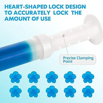 Toilet Cleaning Gel Flower Bathroom Cleaner Toilet Fresheners Air Fresher For Remove Bad Smell Bad Odor, Long-Lasting Refills Gel Stamp Injection Multicolor