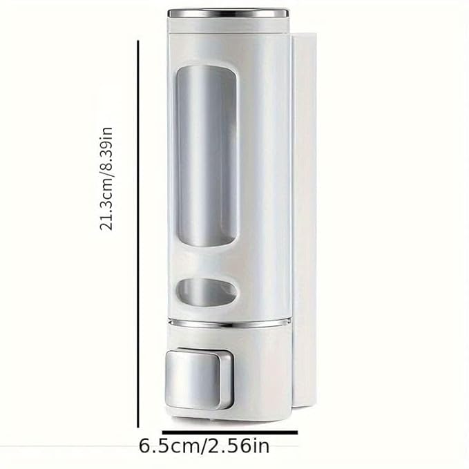 Wall-Mounted Liquid Soap and Hand Sanitizer Dispenser - Stylish and Durable Design, Easy Refill, Perfect for Kitchen and Bathroom