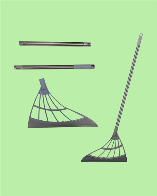 Multifunction Magic Brush, Silicone Broom for Floor, Rubber Broom Sweeper for Living Room, Kitchen, Bathroom, Glass, Tiles