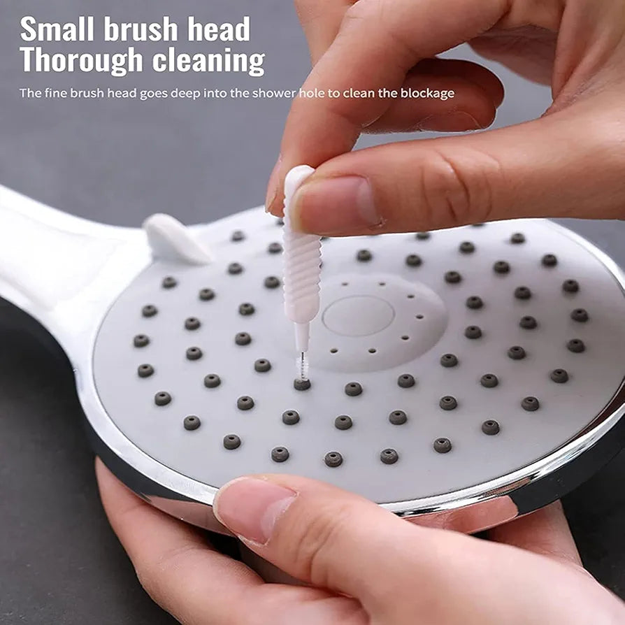 10pcs Shower Nozzle Cleaning Brush, Reusable Multifunctional Shower Head Anti-Clogging Small Brush