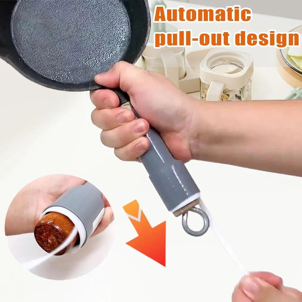 Pot Handle Heat Insulation Cover, Heat Resistant Silicone Pan Handle Sleeve, for Cast Iron Skillet, Frying Pan, Spatula, Knives and Door Handle (1 Pcs)