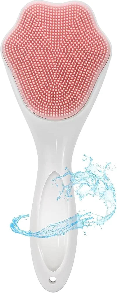 Face Cleansing Brush Soft Silicone Face Wash Brush Face Scrubber Manual Waterproof Cleansing Skin Care Face Brushes for Cleaning (MULTI-COLOR)