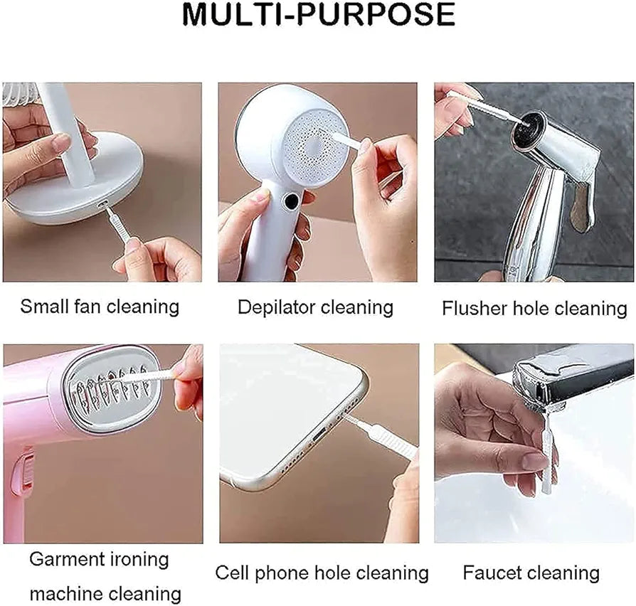 10pcs Shower Nozzle Cleaning Brush, Reusable Multifunctional Shower Head Anti-Clogging Small Brush