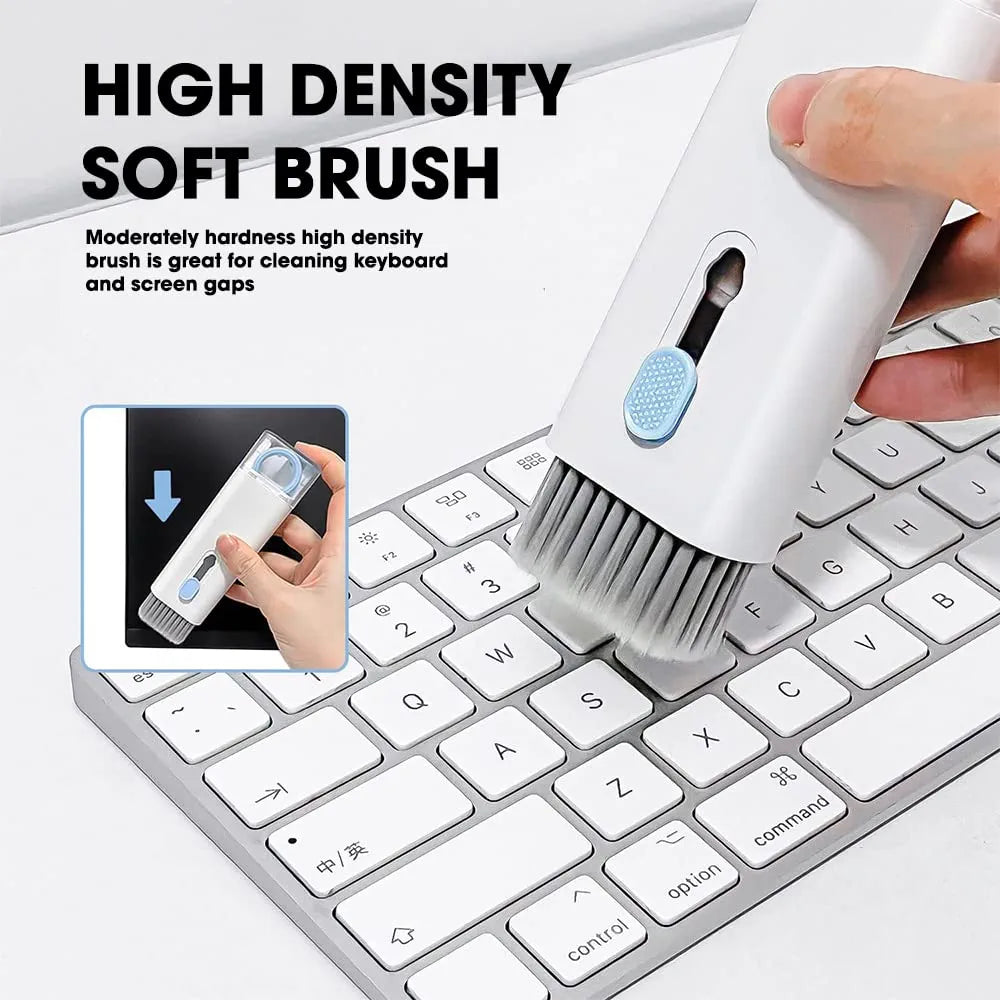 7 in 1 Electronic Cleaner Kit, Keyboard Cleaner Kit with Brush, 3 in 1 Cleaning Pen for AirPods Pro, Multifunctional Cleaning Kit for Earphone, Keyboard, Laptop, Phone, PC Monitor