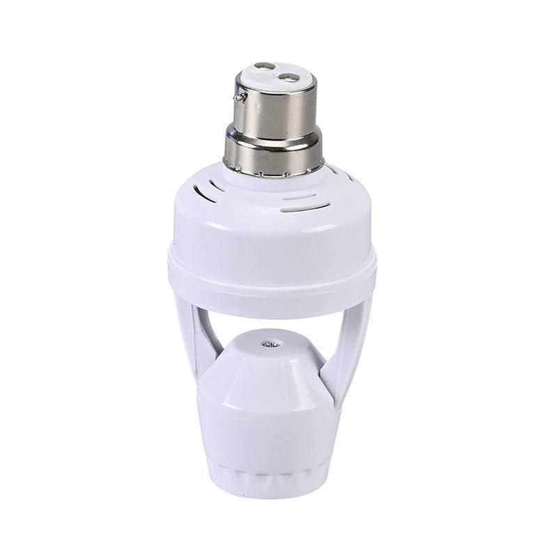 Motion Sensor Light Socket Adapter – Smart Auto On/Off Bulb Holder for Garage, Basement & Porch
