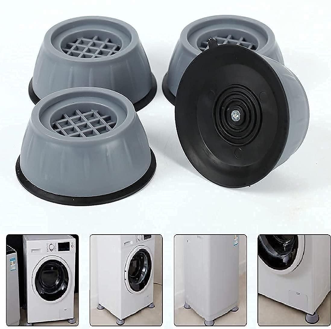 Anti Vibration Pad-Anti-vibration Pads For Washing Machine - 4 Pcs Shock Proof Feet For Washer ? Dryer, Great For Home, Laundry Room, Kitchen, Washer, Dryer, Table, Chair, Sofa, Bed (4 Units)