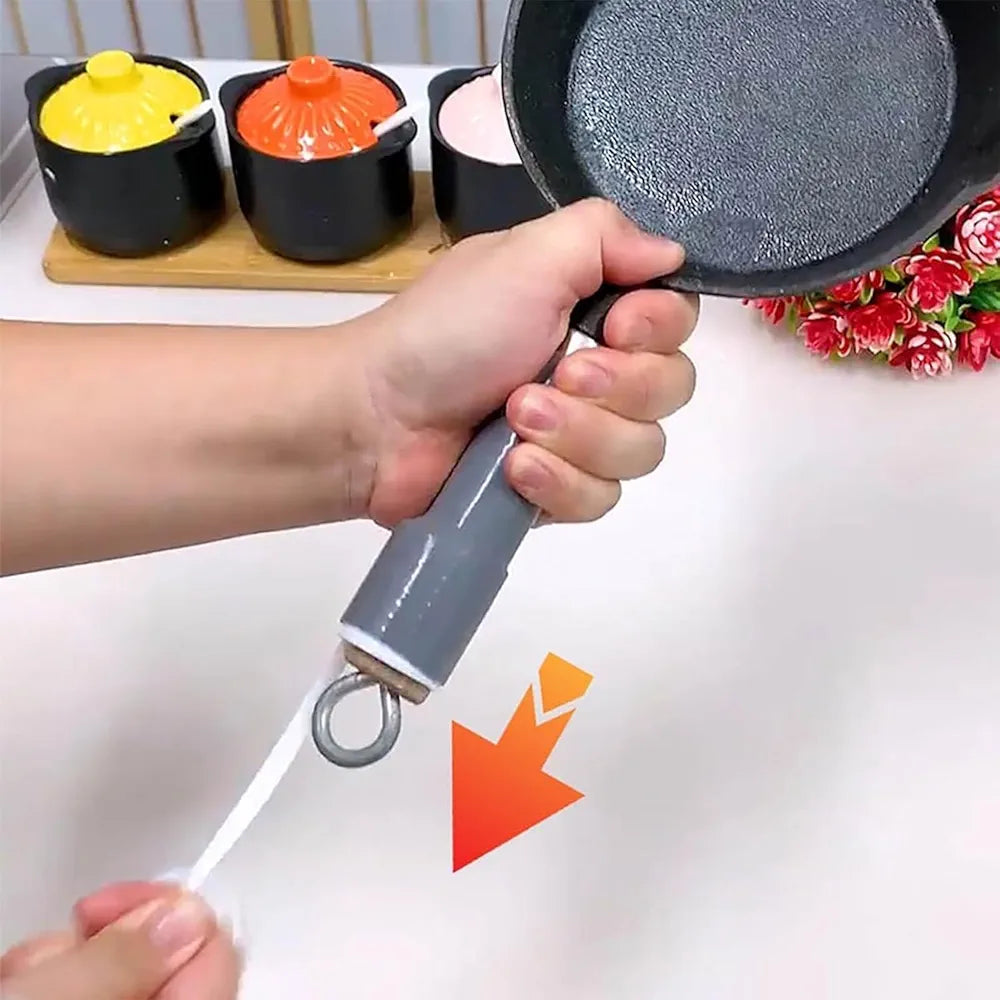 Pot Handle Heat Insulation Cover, Heat Resistant Silicone Pan Handle Sleeve, for Cast Iron Skillet, Frying Pan, Spatula, Knives and Door Handle (1 Pcs)