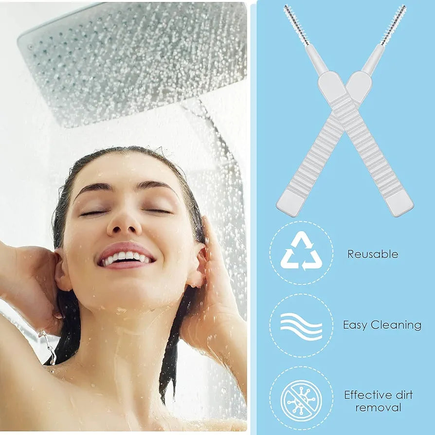 10pcs Shower Nozzle Cleaning Brush, Reusable Multifunctional Shower Head Anti-Clogging Small Brush