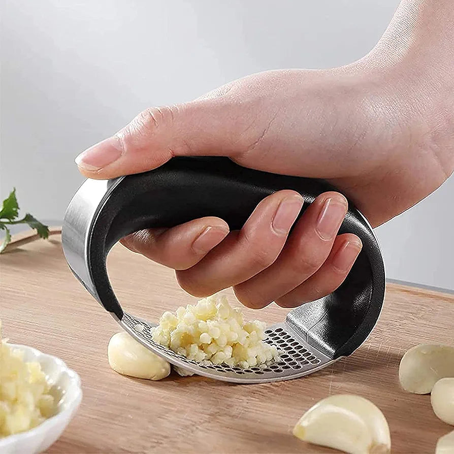 Stainless Steel Garlic Presser |Garlic Press Crusher for Kitchen |Garlic Crusher for Kitchen |Ginger Presser for Kitchen