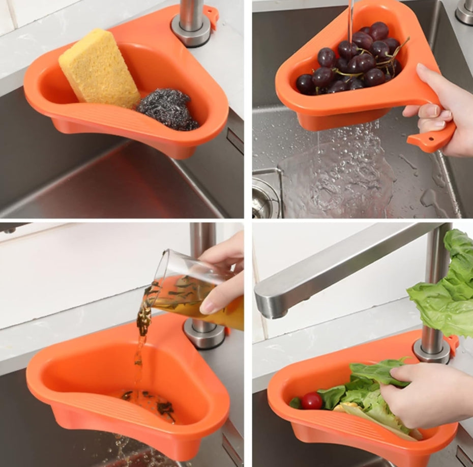 Multipurpose Plastic Kitchen Sink Organizer Corner