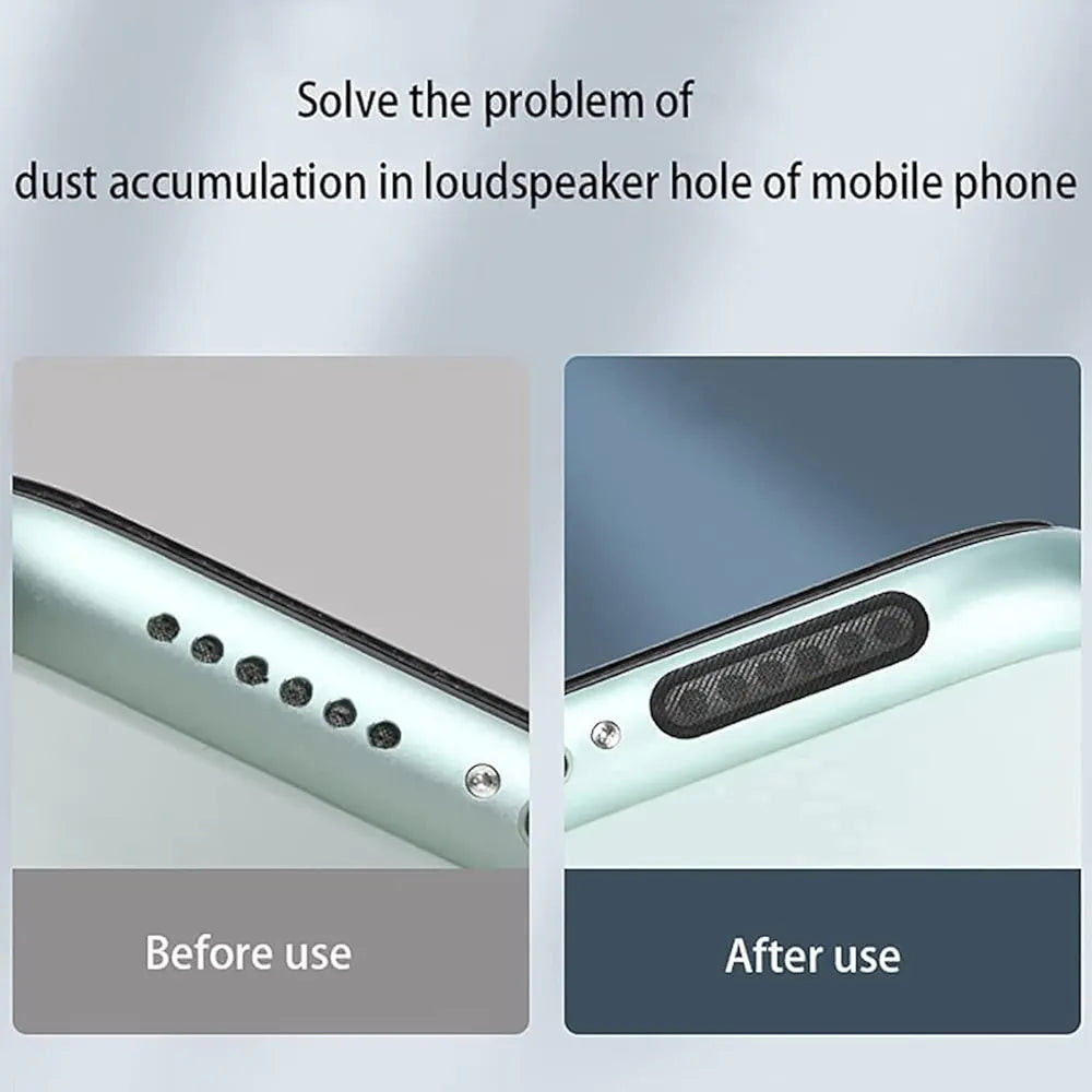 Mobile Phone Dustproof Net Stickers, Speaker Mesh Anti Dust Proof Adhesive Sticker for iPhone and Android Phone Speaker Dustproof Sticker