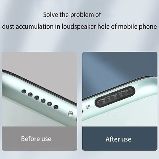Mobile Phone Dustproof Net Stickers, Speaker Mesh Anti Dust Proof Adhesive Sticker for iPhone and Android Phone Speaker Dustproof Sticker
