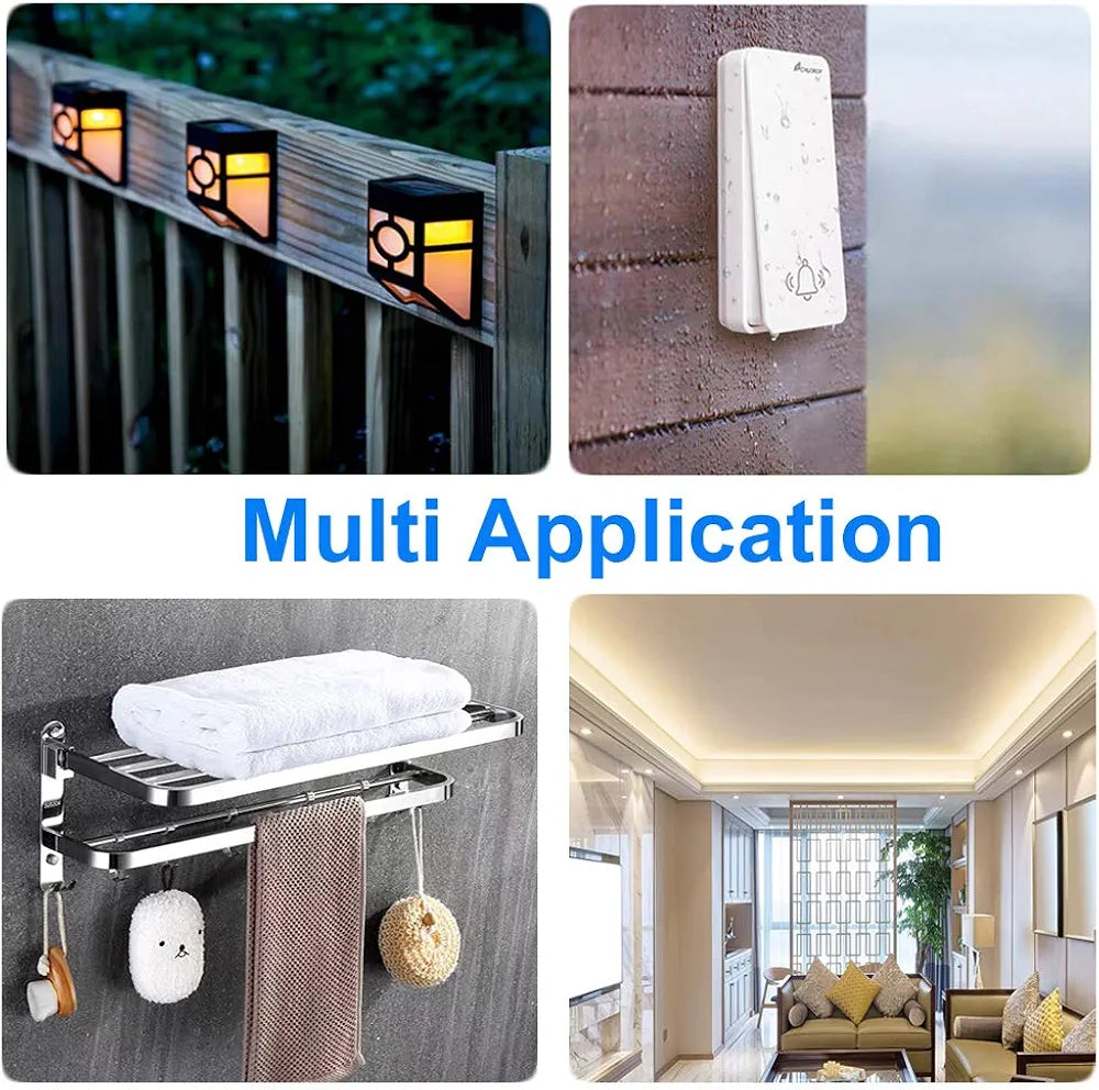 Double Sided Tape Heavy Duty, Multipurpose Removable Clear & Tough Mounting Tape Sticky Adhesive, Reusable Strong Wall Tape Picture Hanging Strips Poster Carpet Tape