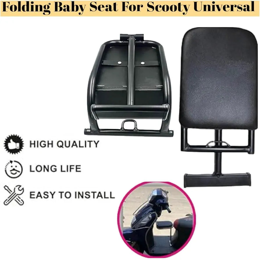 Scooter Front Baby Seat Scooty Child Sitting & Foldable Comfortable for Kids for Activa Jupiter Aviator Dio Mastro Access 125 Maestro burgmam Hero Duet Scooties