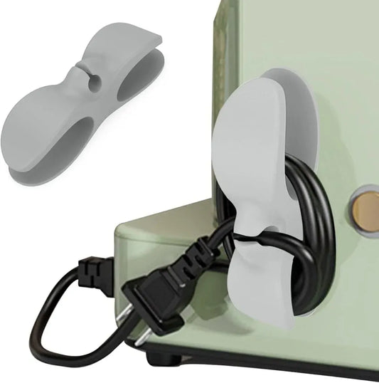 Kitchen Cable Organiser - Wall Mounted Plug Holder, Charger Cable Storage, Sorting And Winding Device