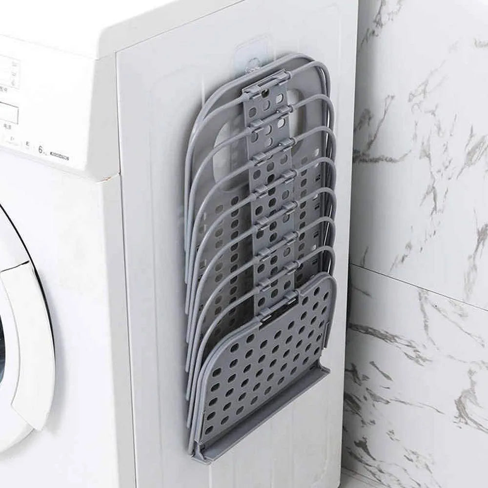 Laundry Hamper Bag for Bathroom, Bedroom, Kitchen, Home, Office || Wall Mounted Bathroom Hanging Foldable 1 Piece of Laundry storage Basket for Dirty Clothes