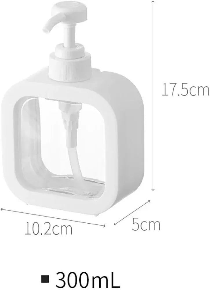 Multipurpose Dispenser Bottle Refillable for Handwash Soap, Bathroom, Kitchen, Sink, Wash Basin, Shower Gel, Shampoo Pump Dispenser Bottle