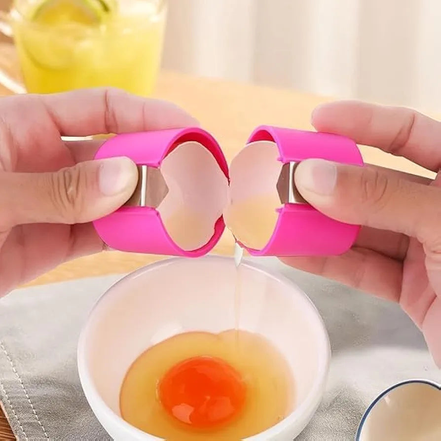 Egg Cracker Tool Kitchen Tool Cooking Kitchen Gadgets Tools Egg Shell Opener Orange| Kitchen, Dining & Bar | Kitchen Tools & Gadgets | Peelers| Peelers|1 Egg Shell Opener(Pack of 2)