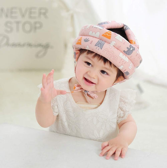 Clicksquad Baby Head Protector, Baby Head Safety Helmet, Adujstable Soft Material Helmet, Crawling Baby Safety Helmet